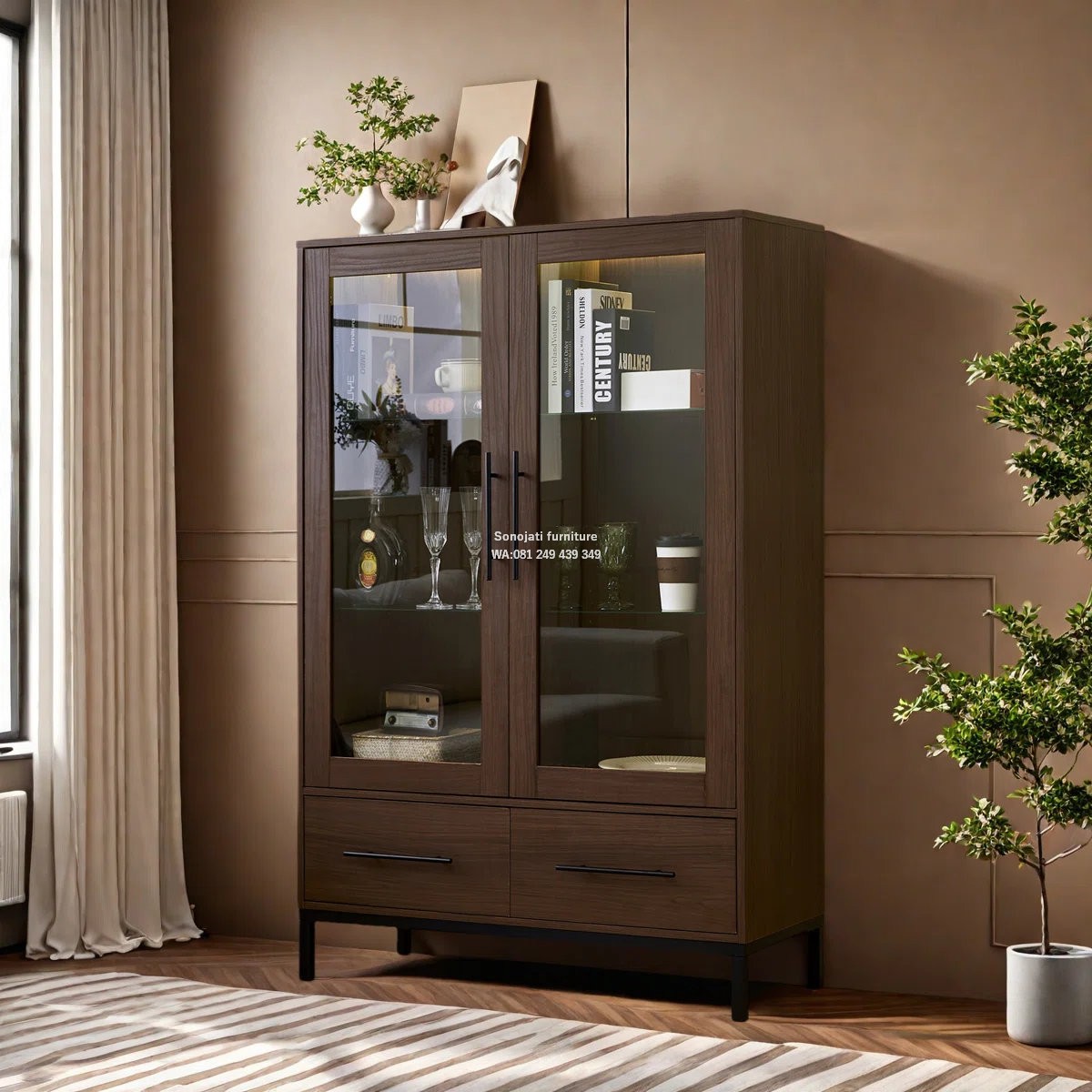 Lemari Pajangan Dapur Minimalis Studio Tempa™