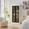 Lemari Dapur Berdiri Putih Hitam Lark Manor™