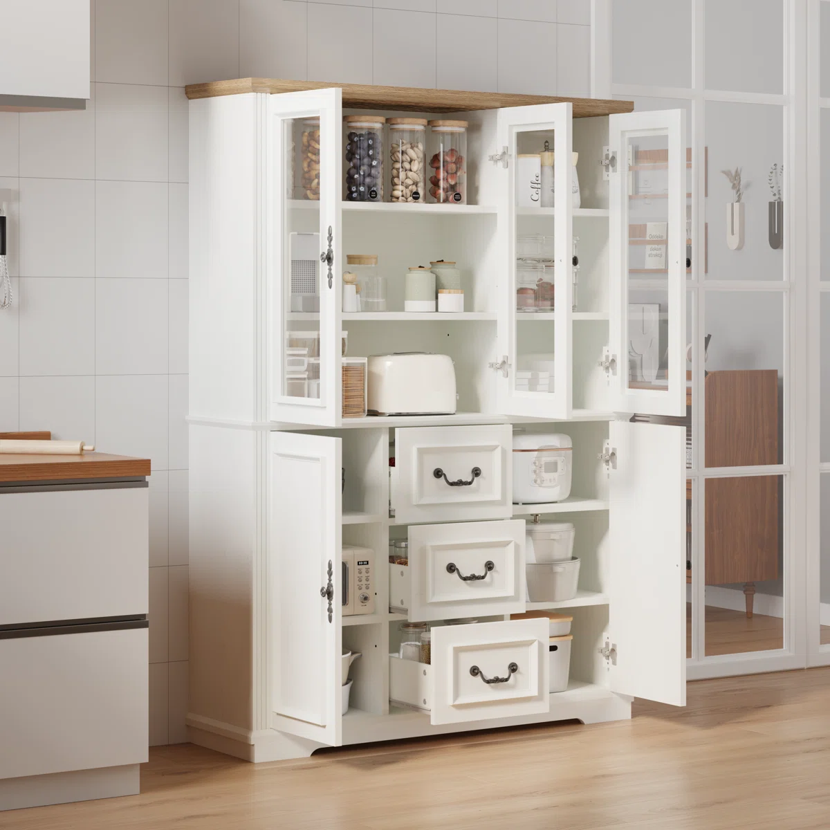 Lemari Dapur Pantry Makan Winston Porter Lemari Dapur Pantry Makan Winston Porter