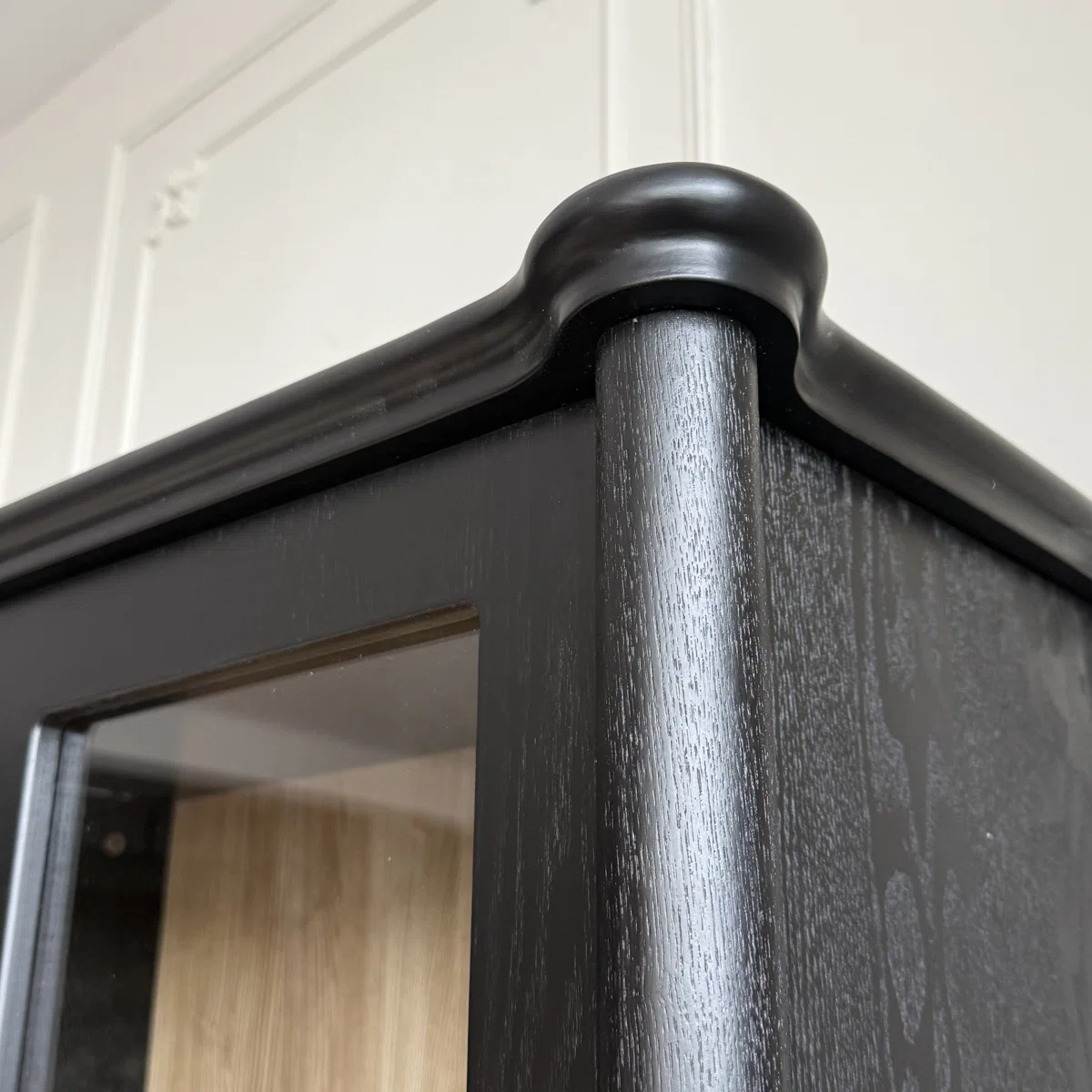 Lemari Dapur Porselen Curio Veneer Kayu Solid Lemari Dapur Porselen Curio Veneer Kayu Solid