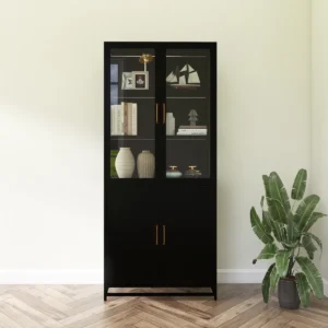 Lemari Hitam Dapur Minimalis Ophelia & Co.