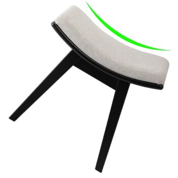 Bangku Aksen Kayu Solid