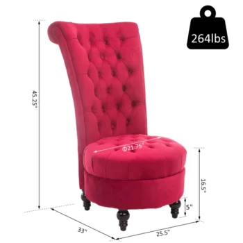 Kursi Sofa Selop Beludru Dinwiddie