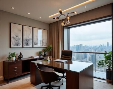 tata ruang kantor tertutup