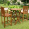 Set Meja Makan Teras Kayu Blaser