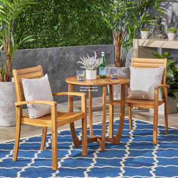 Set Meja Makan Teras Kayu Jati Scottsville