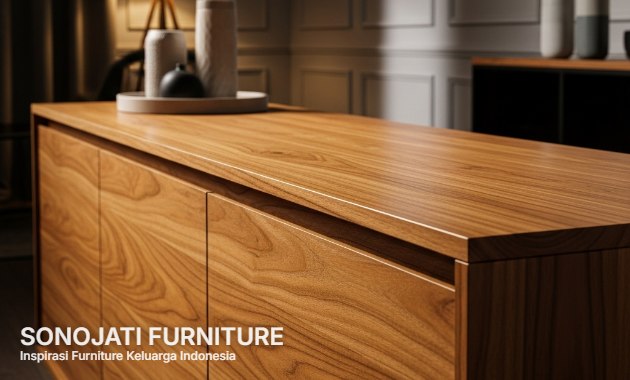 Warna finishing kayu jati