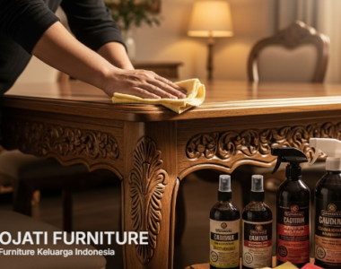 cara memoles furnitur kayu