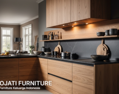 kitchen set jati minimalis