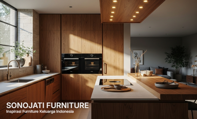 kitchen set jati minimalis