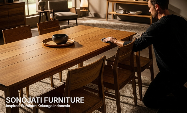 finishing ulang furniture jati