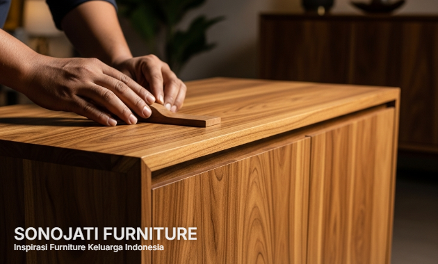 finishing ulang furniture jati