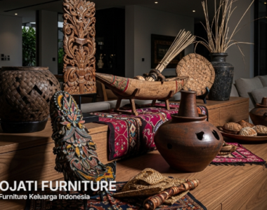 Budaya lokal di rumah modern