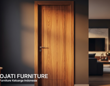 pintu kayu jati tahan air