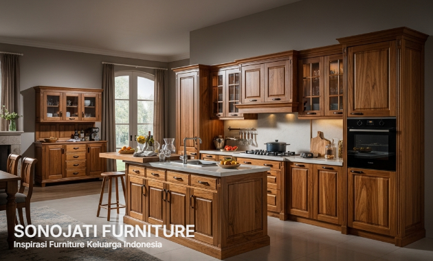 Kitchen Set Kayu Jati