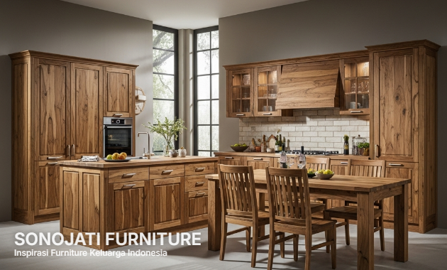 Kitchen Set Kayu Jati