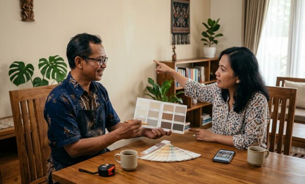 Cara Memilih Cat Untuk Ruang Tamu