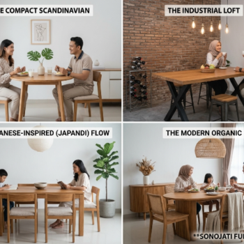 Dekorasi Ruang Makan Minimalis