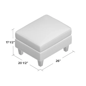 Jual Sofa Stool Berlapis Kain Damira