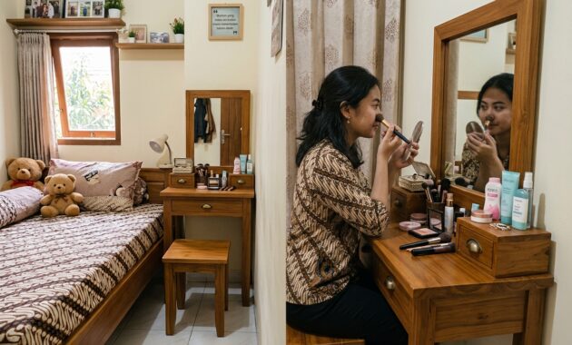 Meja Rias Kamar Sempit