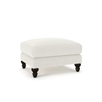 Sofa Stool Putih Walters Minimalis