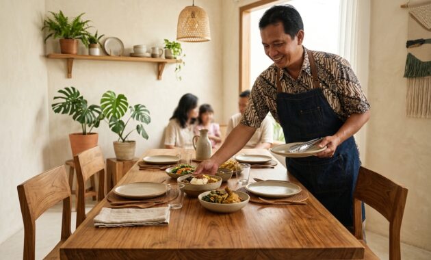dekorasi ruang makan minimalis