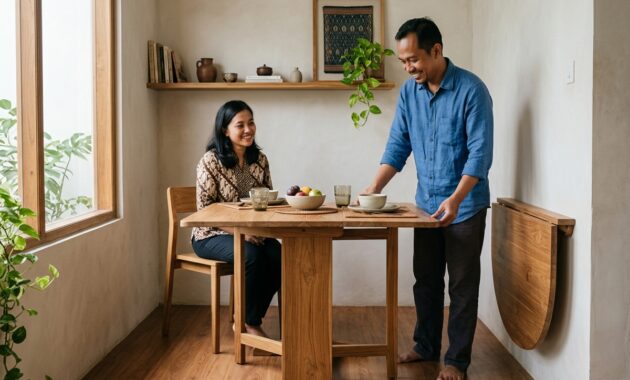 dekorasi ruang makan minimalis