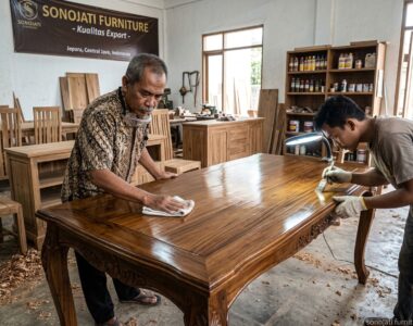 kualitas mebel finishing